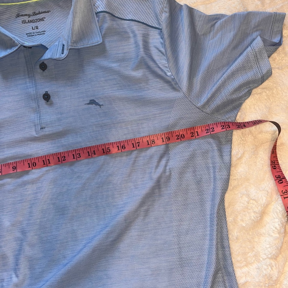 Tommy Bahama Blue Polo Shirt for Men - Picture 4 of 4